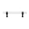 Gliderite Hardware 3-3/4 in. Center to Center Clear Acrylic Cabinet Pull Oil Rubbed Bronze 4718-96-ORB-1 - alternate 1